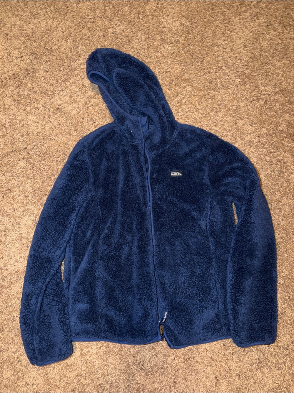 Eddie Bauer Deep Navy Sherpa Hooded Jacket for Kids